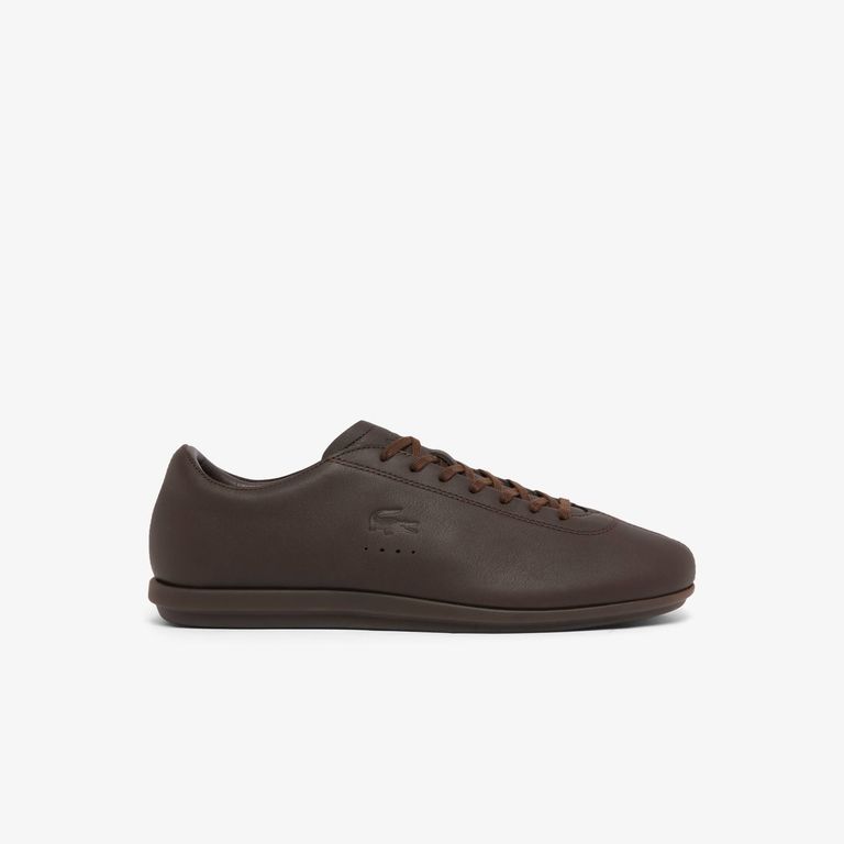 Zapatillas Hombre Driver Low Pro Cuero Café