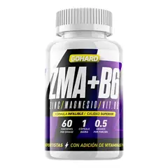 GOHARD - ZMA 60 Capsulas Zma zinc, Magnesio, Vit B6 Fitness