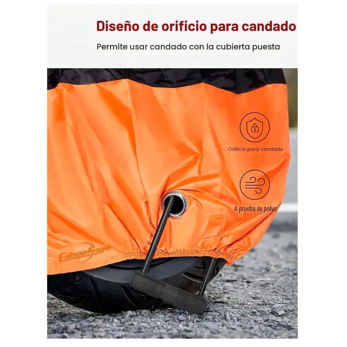 ZELVION - Funda Impermeable Para Motocicleta Resistente Al Polvo Y Uv