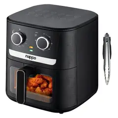 NAPPO - Freidora de Aire 1600W 7 Litros Luz Ventana