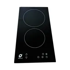 ELECTRUM - Encimera 2 platos 29x52 Vitrocerámica