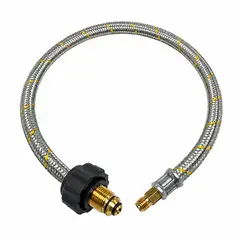 PROVIDUS - Flexible Gas regulador 45 kilos 7/16 X 7/8 He