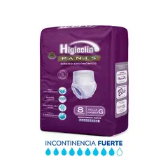 BLU - Ropa Interior Absorbente Pants Día Talla G - 8 Unidades