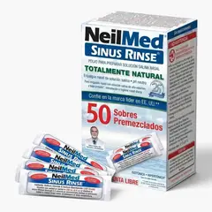NEILMED - Sinus Rinse Lavado Nasal 50 Sobres Recarga Premezclados