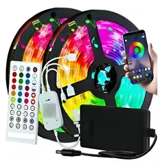 GENERICO - Tira De Luces Led Bluetooth Músic 20 Metros
