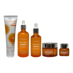 FLAMENCO - Kit Glow & Luminosidad Vitamina C (Rutina facial 5 pasos)