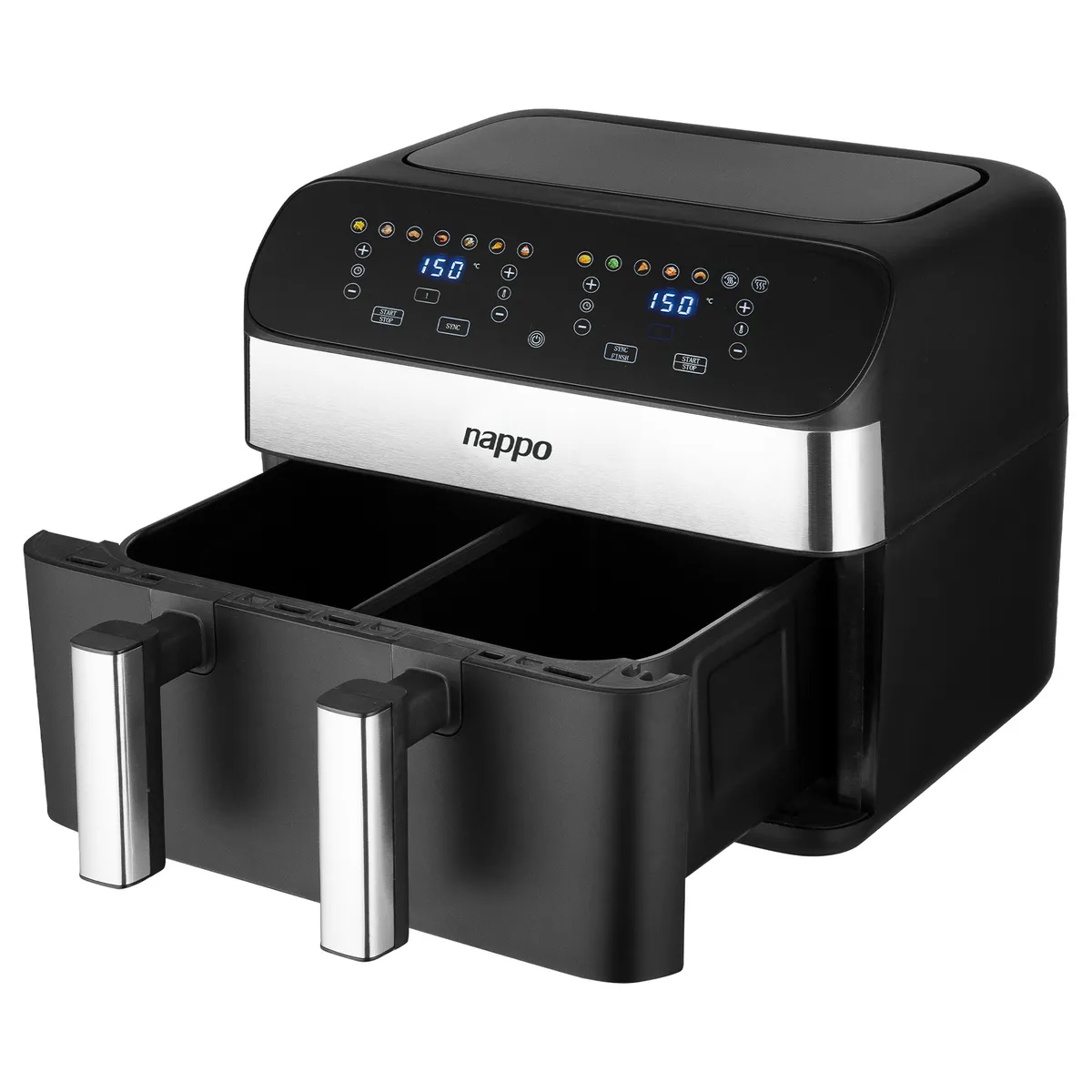 NAPPO - Freidora de Aire Doble Nappo  2200W 9 Litros 14 Funciones