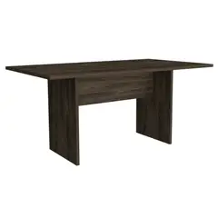 FMFURNITURE - Mesa De Comedor 74,6X160X90 Cm Café Oscuro