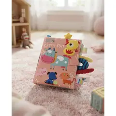 MYLHOGAR - Libro Didactico Para Bebes Estimulacion Cognitiva Y Texturas