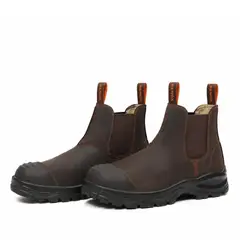 RENOX - Zapato de Seguridad WorkPro Cuero Impermeable Kevlar Dialéctrico