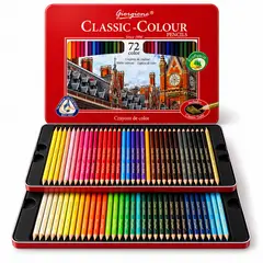GIORGIONE - Lápices de Colores 72 Caja Metálica Profesional - PS