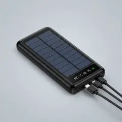 GENERICO - Power Bank Solar 20000mah Carga Rápida 2.1a Usb Energía