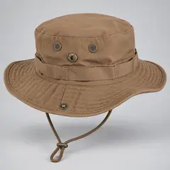 COMANDOS TACTICOS - Sombrero Outdoor Ripstop de Ala Ancha con Ventilacion y Correa Ajustable