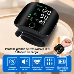 GENERICO - Tensiómetro Digital De Muñeca Recargable Portátil Presión Arterial
