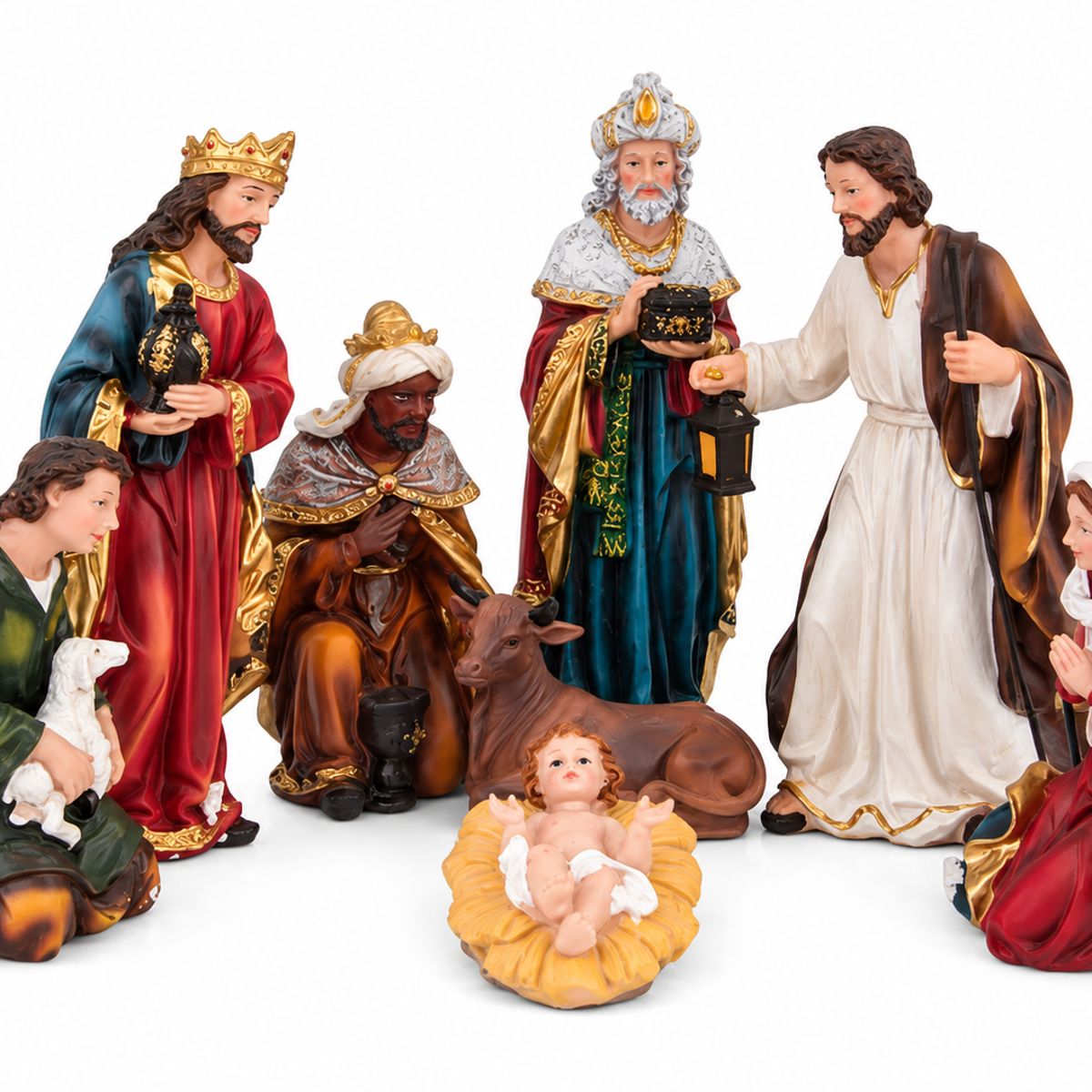 HERRERA MAISON - Pesebre Navidad ADL 20 CM 8 PZ