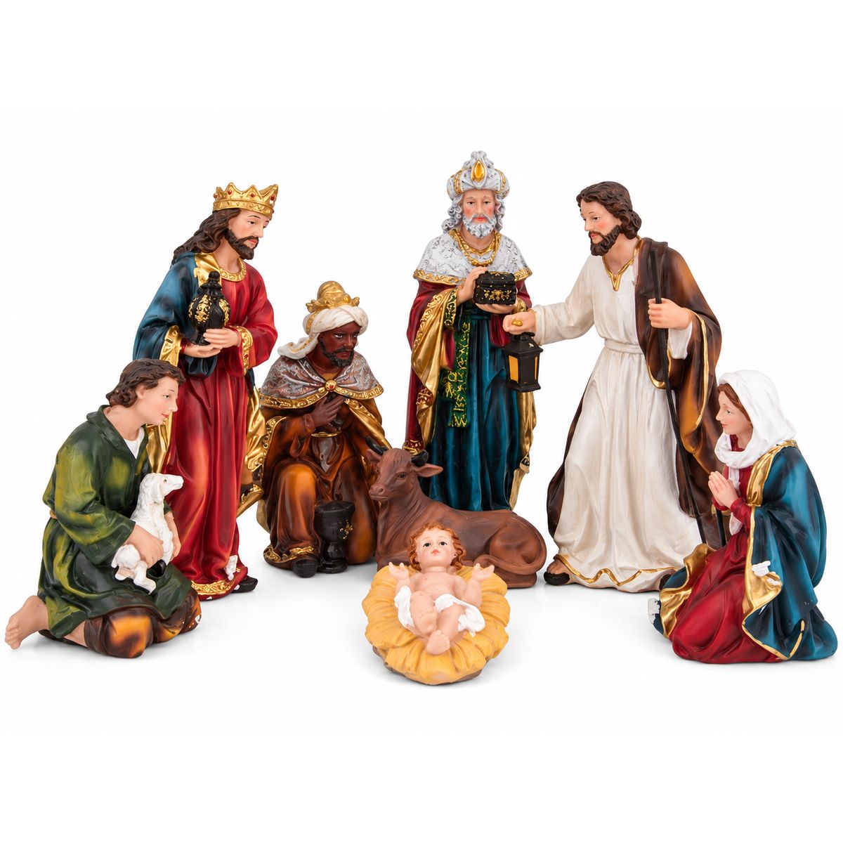 HERRERA MAISON - Pesebre Navidad ADL 20 CM 8 PZ