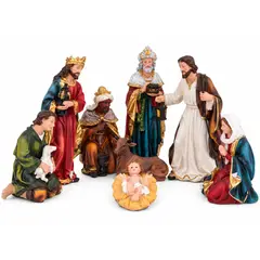 HERRERA MAISON - Pesebre Navidad ADL 20 CM 8 PZ
