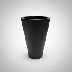 GENERICO - Macetero 46cm Grafiato Cónico Decorativo Grande Para Interior Y Exterior LABG