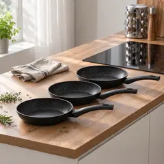FISSMAN - Sartén Antiadherente Angela Family Set -