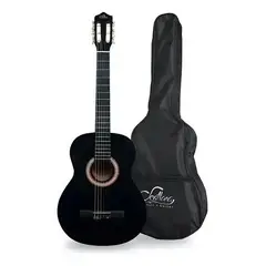 SEVILLANA - Guitarra Clasica 34 Pulgadas Con Funda Negra