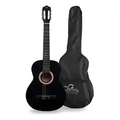 SEVILLANA - Guitarra 30 Pulgadas Con Funda Negra Para Ninos