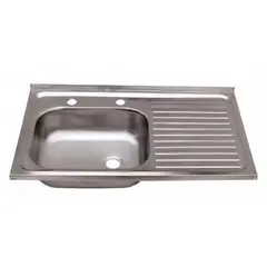 TAUMM - Lavaplatos Sobreponer 80x50 cm Secador Derecho Combinacion