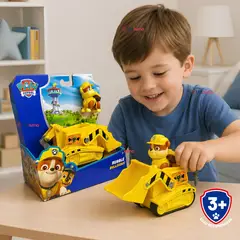 PAW PATROL - Bulldozer de Rubble Excavadora Juguete Niños