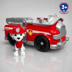 PAW PATROL - Camión de bomberos Marshall con Figura Juguete Niño