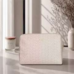 DKNY - Bolso de Mano Neceser Renee rosa palo Mujer
