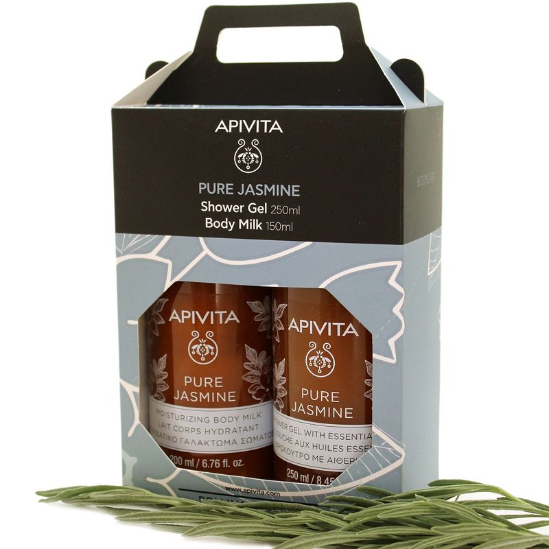 APIVITA - Set Ritual Corporal Pure Jasmine Shower Gel 250Ml Y Loción Corporal 200Ml Apivita