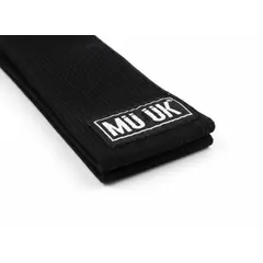 MUUK - CINTURON DE ARTES MARCIALES LARGO 50 CM COLOR NEGRO