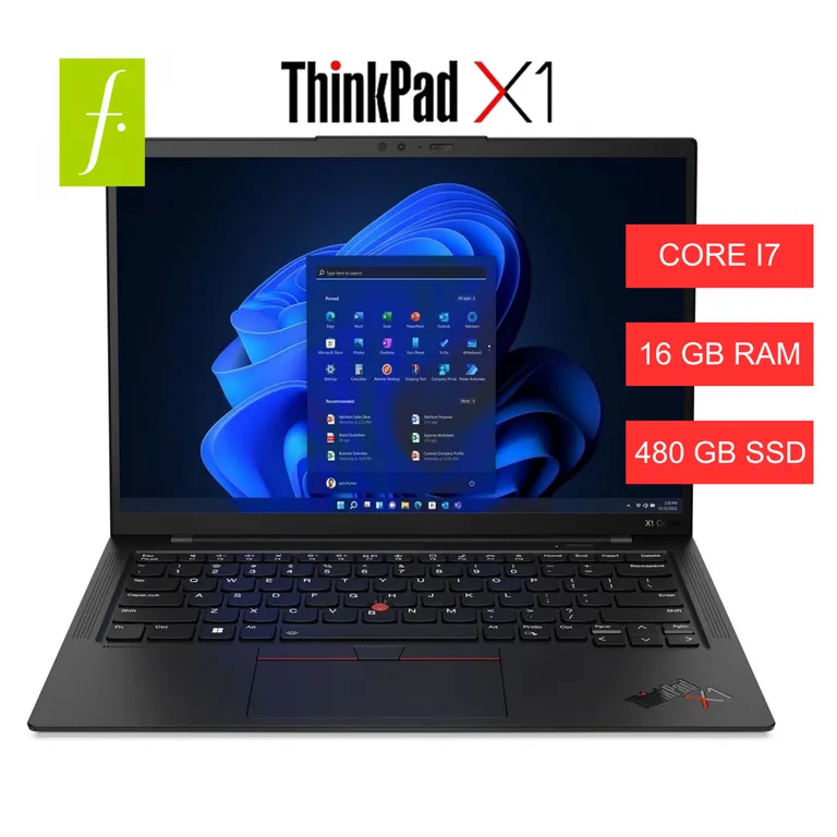 NOTEBOOK THINKPAD X1 CARBON CORE I7 16 GB DE RAM 480 GB DISCO SSD