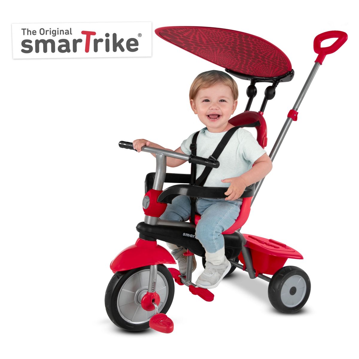 SMART TRIKE - Triciclo Str Zoom 4 En 1 Rojo