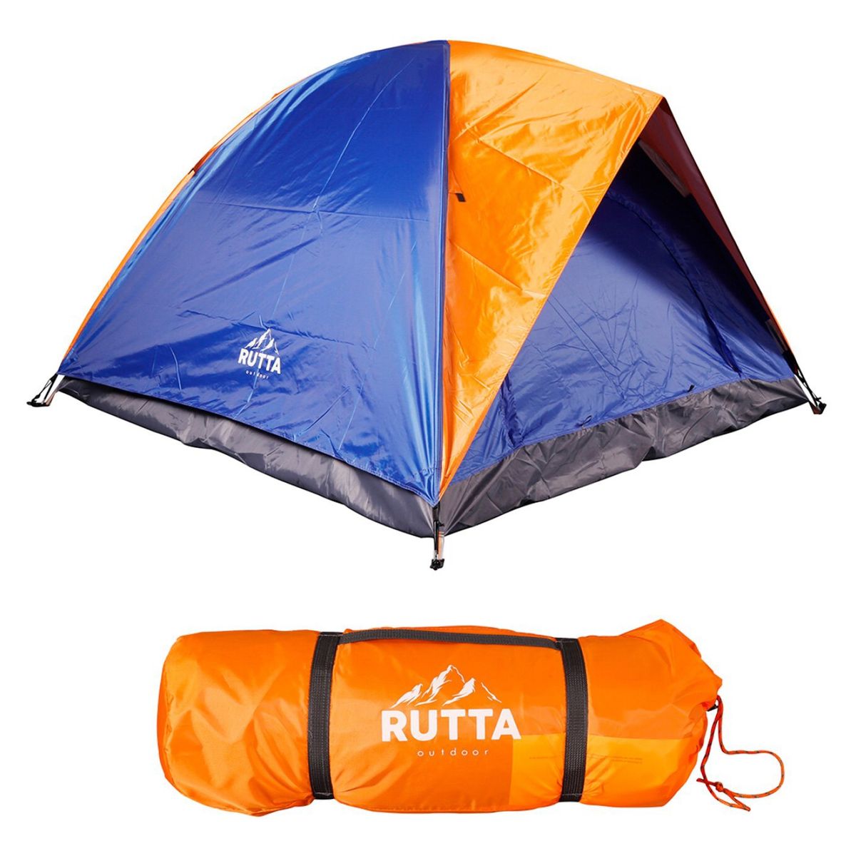  - Carpa De Camping Fun 4 Personas Naranjo