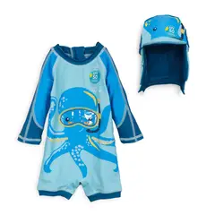 PILLIN - Traje de Baño Bebé Niño Protección UV Pulpo Calipso