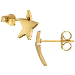 GOIA - Aros Estrella Curva Acero Gold