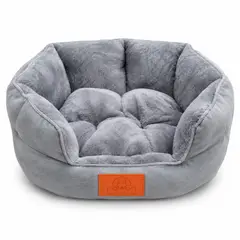 LITTLE PETS - Cama Perro Gato Mascotas Acolchada Antideslizante 40x47cm