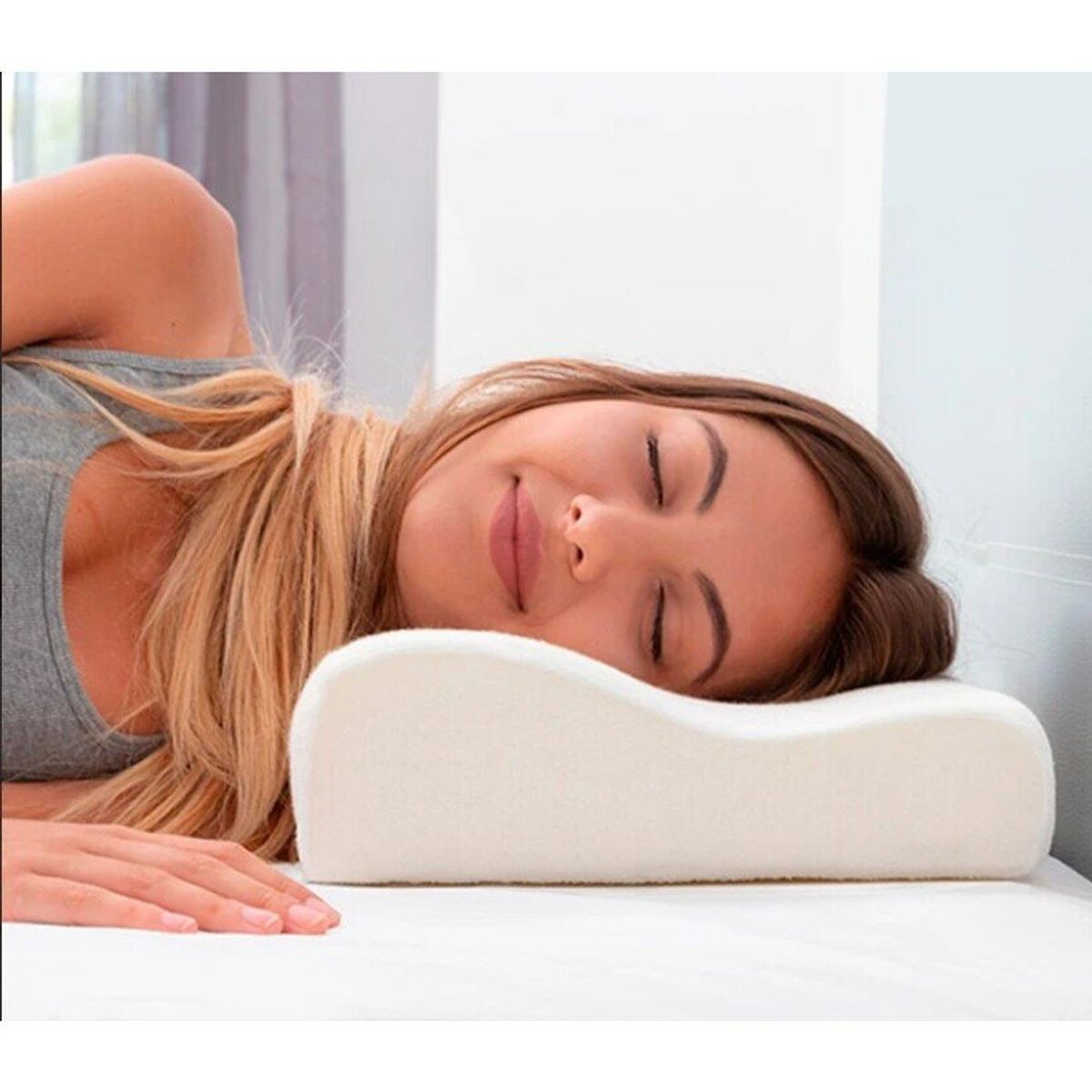 CHILE TENDENCIA - Pack X2 Almohada Cervical Ortopédica Con Memoria