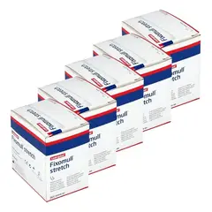 LEUKOPLAST - X5 Venda Fixomull Strech 5 Cmx10 Mtrs Venda Adhesiva Heridas Blanco
