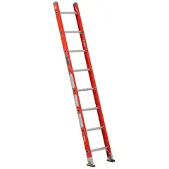 CUPRUM - Escalera Recta de Fibra de Vidrio 8 Peldaños 2.44mts