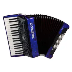HOHNER - Acordeón Cromático Bravo III 72 A16642 - Deep Blue