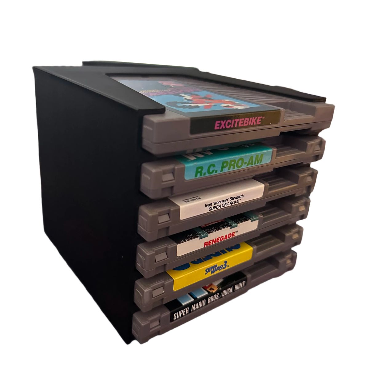 GENERICO - Organizador NES Cartridge Rack 8-Bit Para Nintendo NES