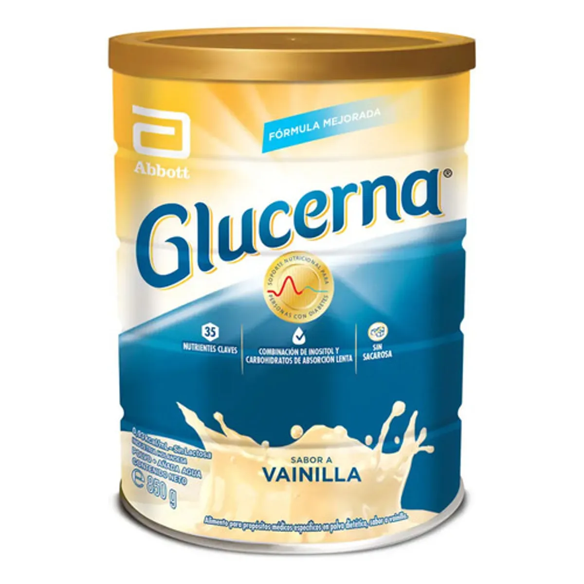GENERICO - Suplemento En Polvo Carbohidratos De Glucerna Sabor Vainilla X 850g