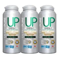 GENERICO - Pack X3 Omega 3 Up Aceite De Pescado 800epa400dha 120 Capsulas Sin Sabor