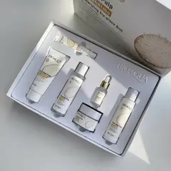 GENERICO - Set Skincare Facial Bioaqua Arroz Antiage Rejuvenecedor 6 Piezas