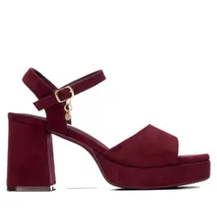 XTI - Sandalia Mujer Taco 141471 Gamuza
