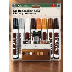 FUNKTION - Kit Reparador para Pisos y Maderas 8 Colores