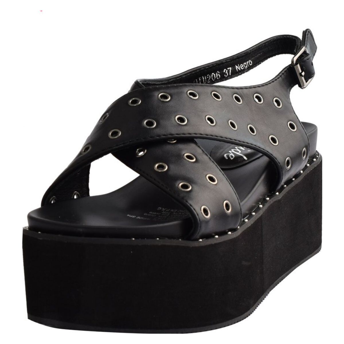 WEIDE - Sandalia Mujer Talia Negro