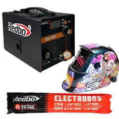 REDBO - Soldadora MMA-120 + Mascara + Electrodos