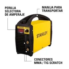 STANLEY - Soldadora Inveter MMA 130A Mod 61338-B2C